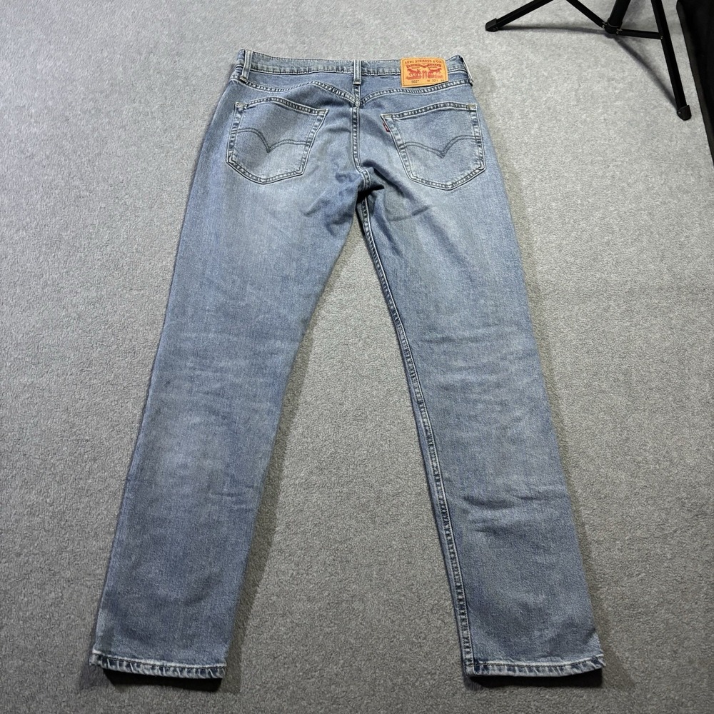 Levi's 502 Men's Regular Taper Fit Stretch Jeans Light Wash Blue Denim W31.5 L30
